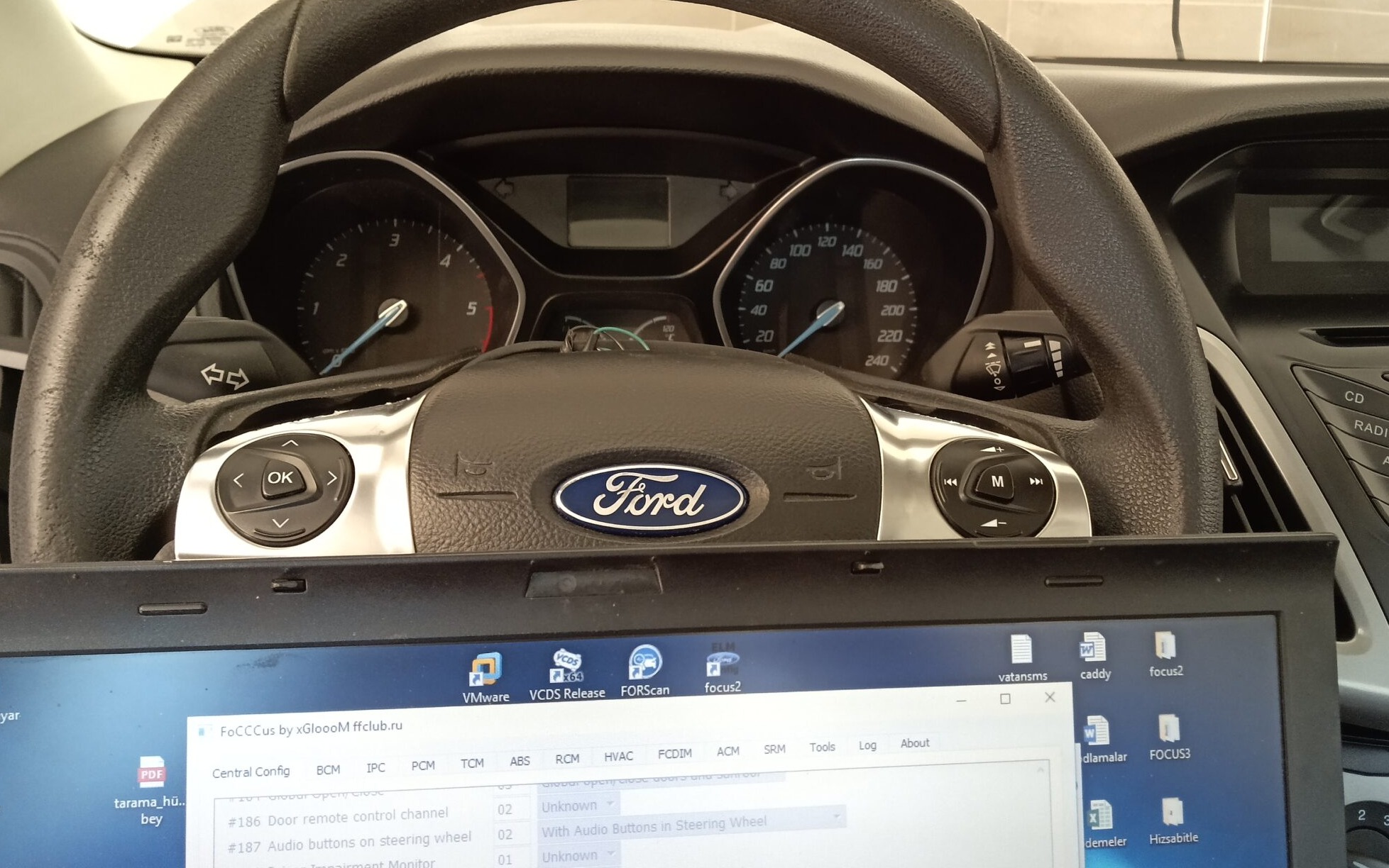 Ford Focus 3 Gizli Özellik Açılması